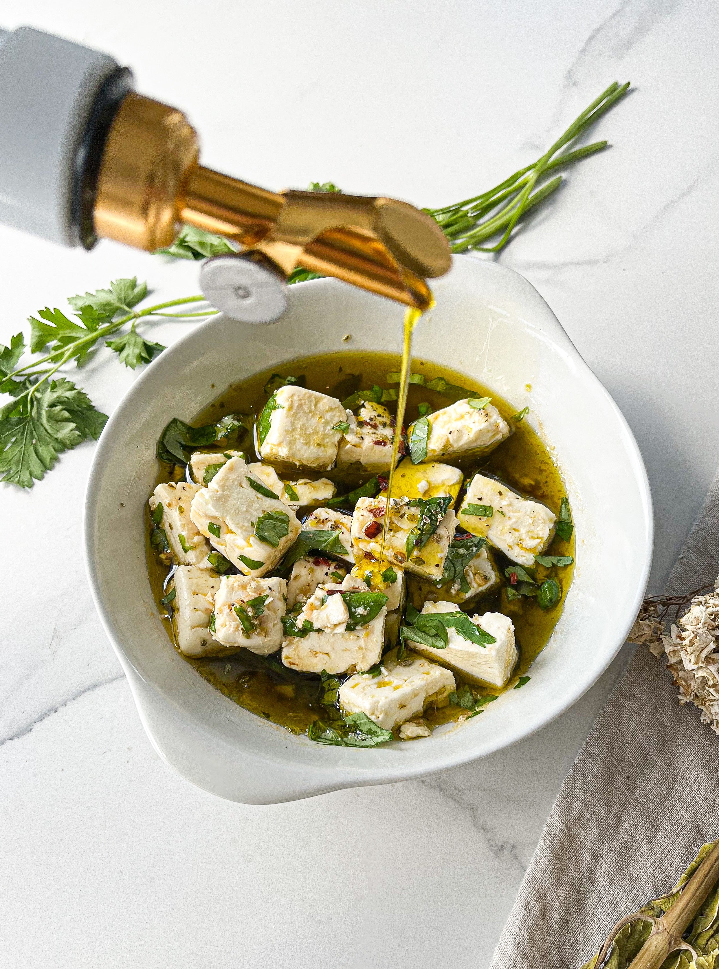 5 MINUTE MARINATED FETA &ndash; OLIVO AMIGO