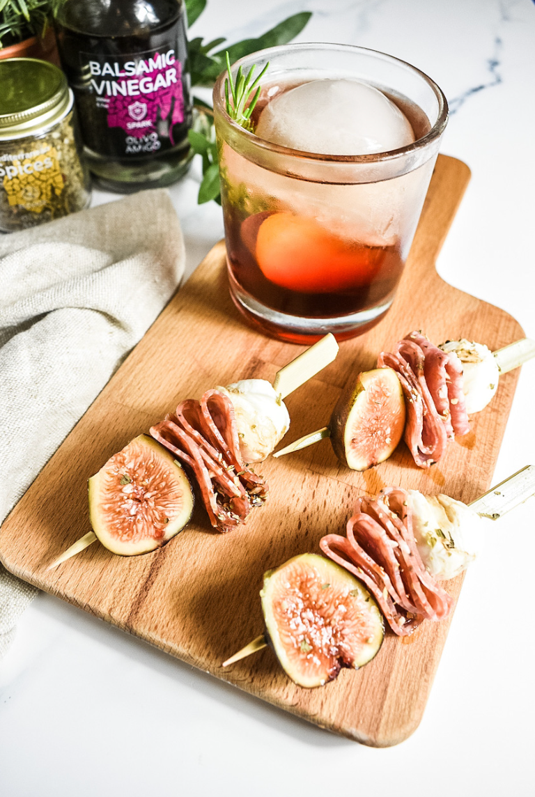 Fig and Mozzarella Skewers &ndash; OLIVO AMIGO
