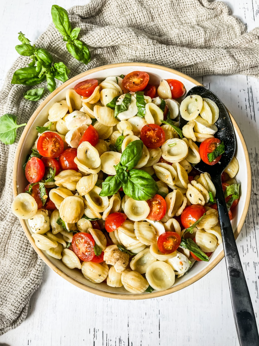 Caprese Pasta Salad &ndash; OLIVO AMIGO