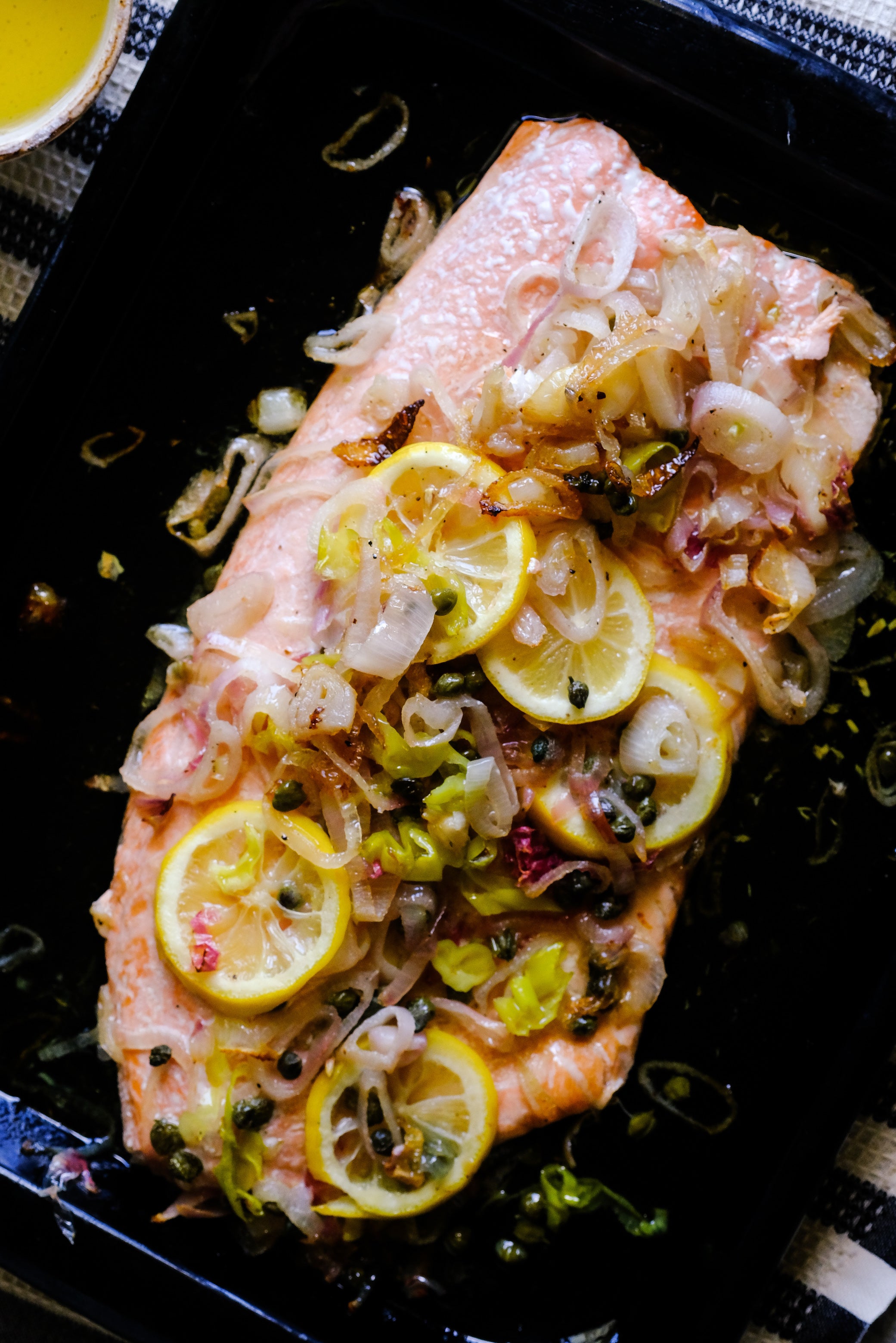 SLOW ROASTED OLIVE OIL SALMON OLIVO AMIGO