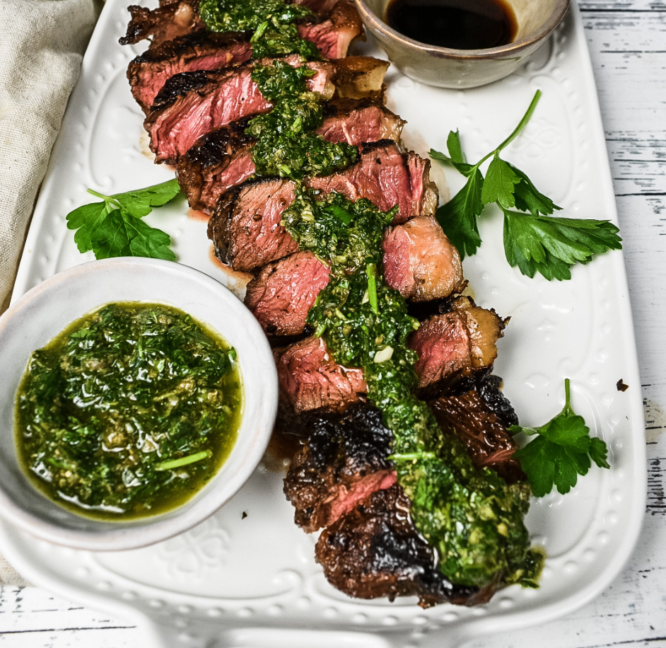 Grilled Flank Steak with Salsa Verde – OLIVO AMIGO